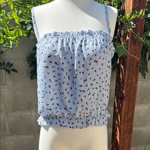 Sienna Sky Light Blue Floral Camisole